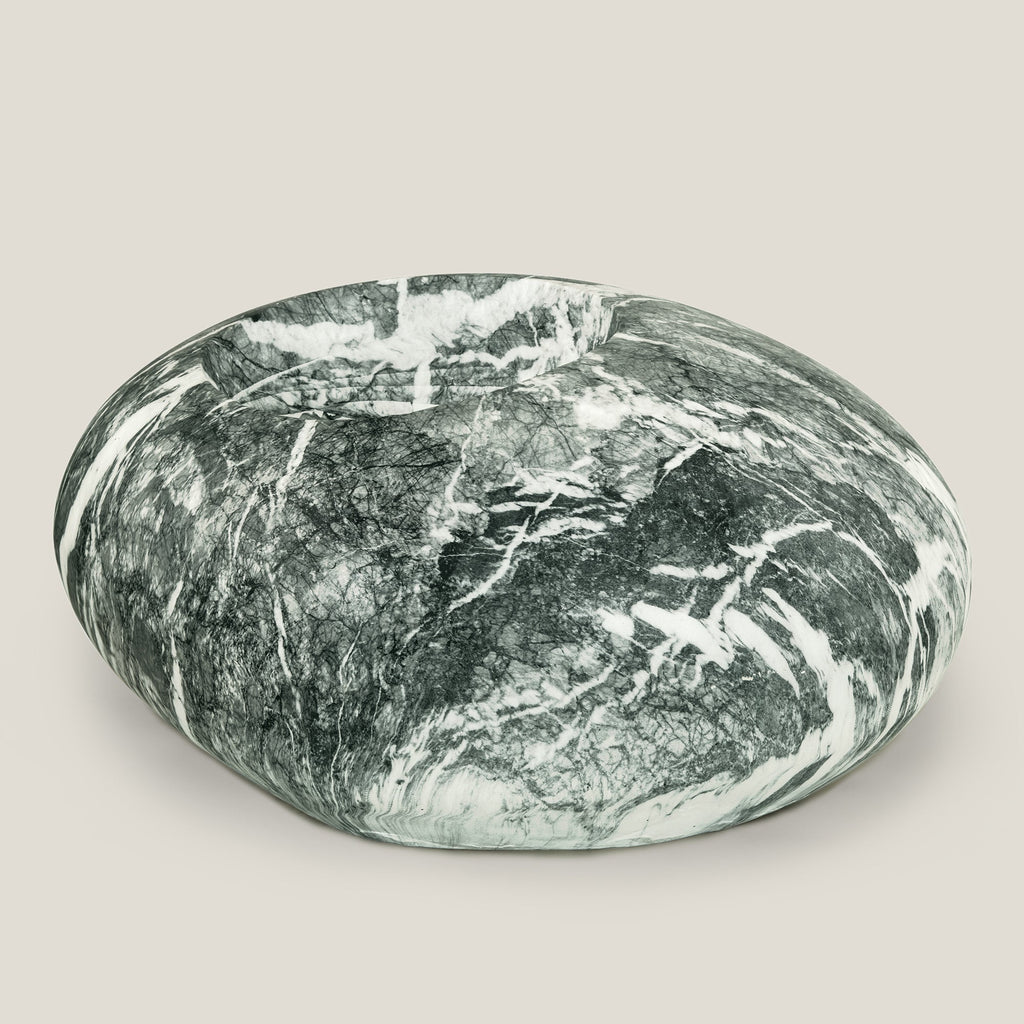 Marble Grey Rock Planter Small