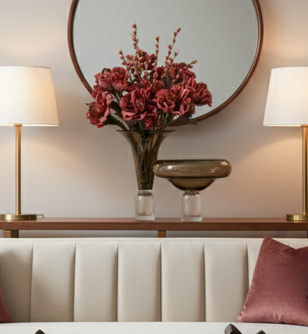 Stardust Brown Glass Vase